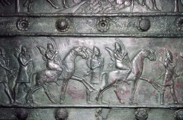 Framed Print : Detail from the Balawat Gates, made for Shalmeneser III, Neo-Assyrian, c858 BC-824 BC Framed Print : Detail from the Balawat Gates, made for Shalmeneser III, Neo-Assyrian, c858 BC-824 BC