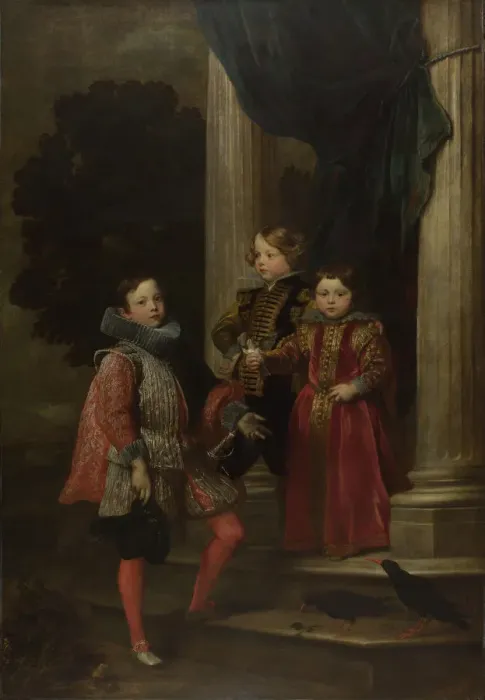 Framed Print : The Balbi Children, c. 1626. Artist: Dyck, Sir Anthonis, van (1599-1641) Framed Print : The Balbi Children, c. 1626. Artist: Dyck, Sir Anthonis, van (1599-1641)