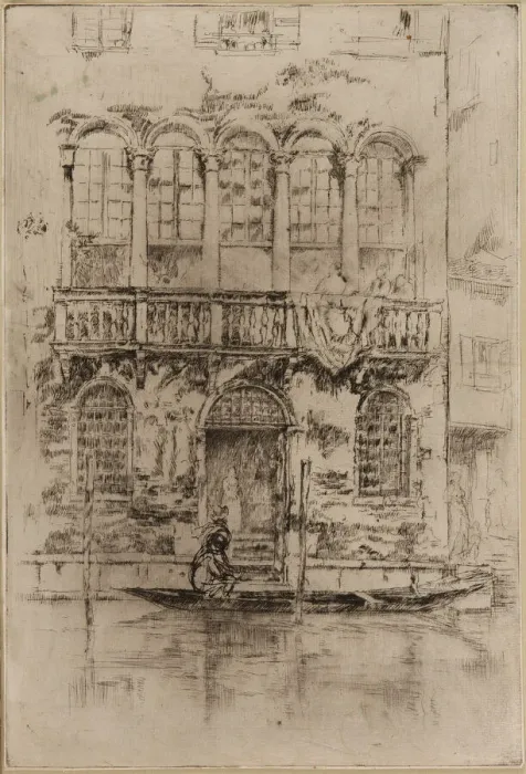Framed Print : The Balcony, 1879-1880. Creator: James Abbott McNeill Whistler Framed Print : The Balcony, 1879-1880. Creator: James Abbott McNeill Whistler