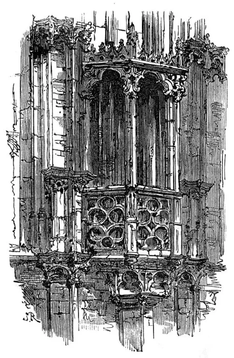 Framed Print : Balcony, Hotel de Ville, Ghent, 1872. Creator: Unknown Framed Print : Balcony, Hotel de Ville, Ghent, 1872. Creator: Unknown