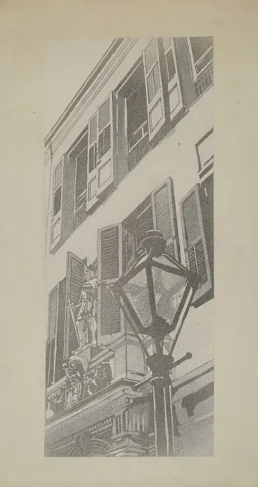 Framed Print : Balcony Railings, c. 1936. Creator: Arelia Arbo Framed Print : Balcony Railings, c. 1936. Creator: Arelia Arbo