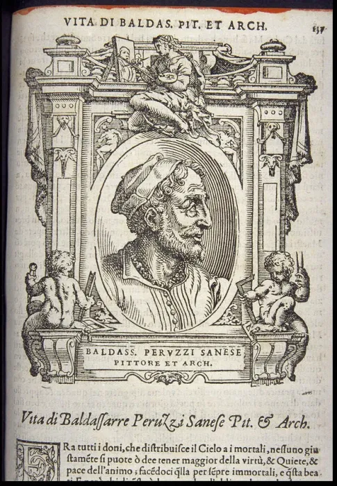 Framed Print : Baldassare Peruzzi, ca 1568 Framed Print : Baldassare Peruzzi, ca 1568