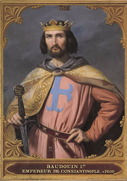 Baldwin I of Constantinople (1171-1205), 1845. Creator: Picot