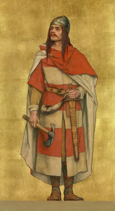 Framed Print : Baldwin VII (1093-1119), Count of Flanders, 1889. Creator: Vriendt, Albrecht de (1843-1900) Framed Print : Baldwin VII (1093-1119), Count of Flanders, 1889. Creator: Vriendt, Albrecht de (1843-1900)