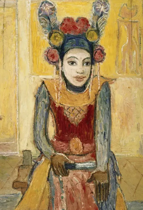 Framed Print : Balinese (II). Legong dancer, ca 1926. Creator: Genin, Robert (1884-1941) Framed Print : Balinese (II). Legong dancer, ca 1926. Creator: Genin, Robert (1884-1941)