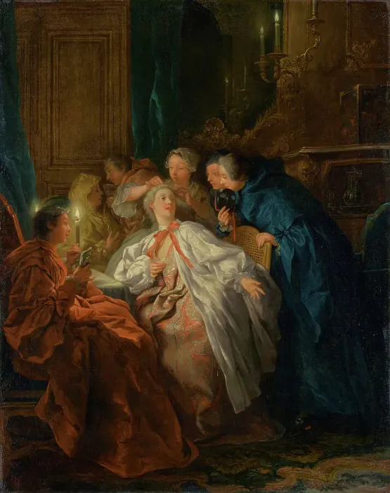 Framed Print : Before the Ball, 1735. Creator: Jean Francois de Troy Framed Print : Before the Ball, 1735. Creator: Jean Francois de Troy