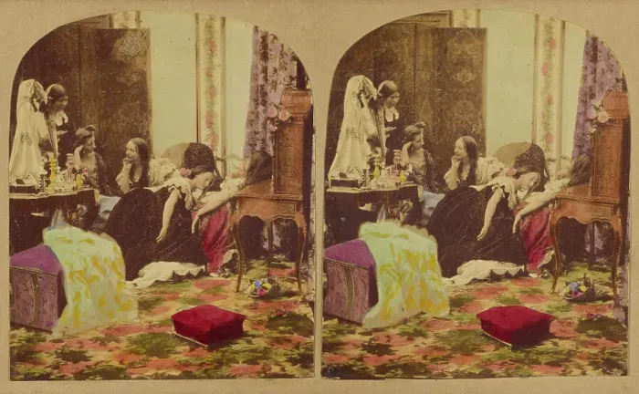 Framed Print : After the Ball, about 1860. Creators: London Stereoscopic & Photographic Co, Joseph John Elliott Framed Print : After the Ball, about 1860. Creators: London Stereoscopic & Photographic Co, Joseph John Elliott