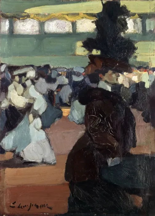 Framed Print : At a Ball, 1905. Artist: Edmond Lempereur Framed Print : At a Ball, 1905. Artist: Edmond Lempereur