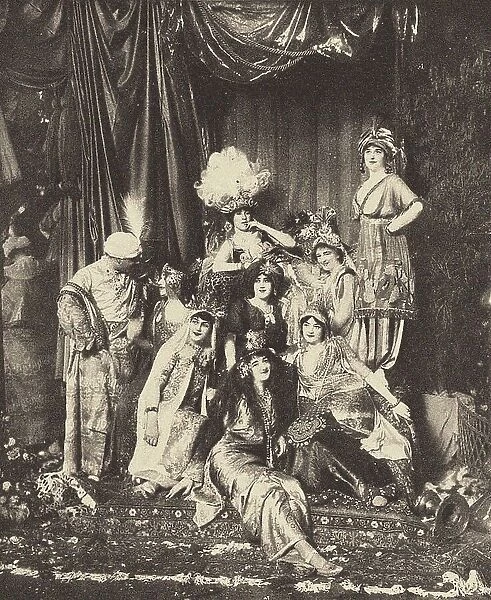A ball of the Arabian Nights (Persian Fete) at the countess Clémentine Félicité de... May 19, 1912. Creator: Anonymous