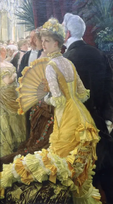 Framed Print : The Ball, c1878. Artist: James Tissot Framed Print : The Ball, c1878. Artist: James Tissot