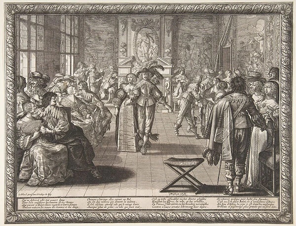 The Ball, ca. 1634. Creator: Abraham Bosse
