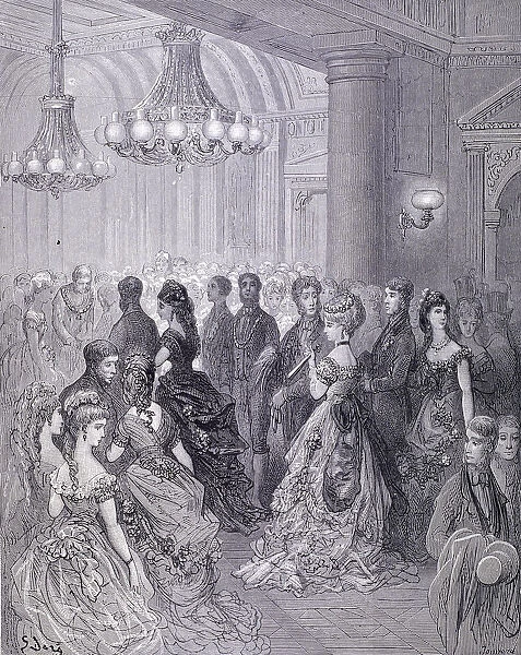 A Ball at the Mansion House, 1872. Artist: Journard