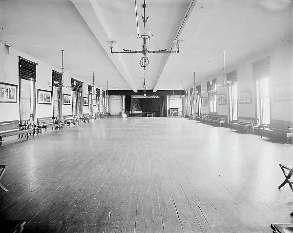 The Ball room, Hotel Kaaterskill, Catskill Mountains, N.Y. between 1900 and 1905. Creator: William H. Jackson