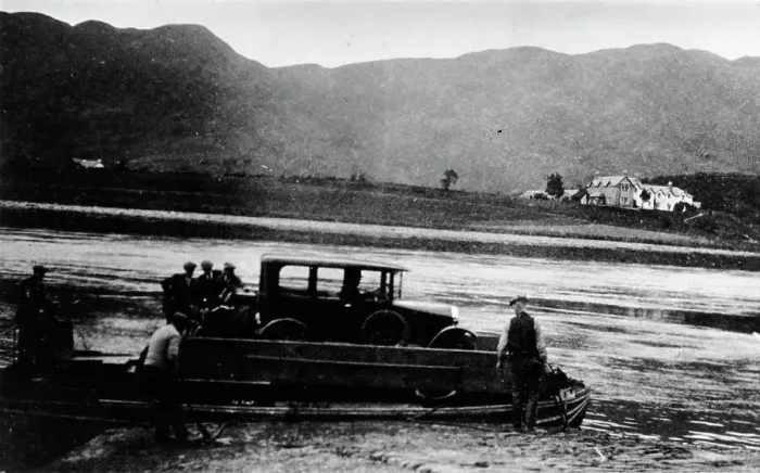 Framed Print : The Ballachulish ferry, c1925 Framed Print : The Ballachulish ferry, c1925