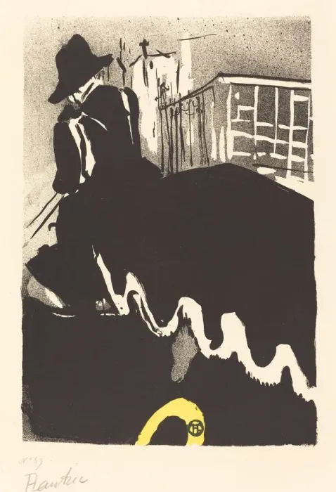 Framed Print : Last Ballad (Ultime ballade), 1893. Creator: Henri de Toulouse-Lautrec Framed Print : Last Ballad (Ultime ballade), 1893. Creator: Henri de Toulouse-Lautrec