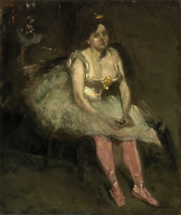 Framed Print : Ballerine, 1896. Creator: Alice Pike Barney Framed Print : Ballerine, 1896. Creator: Alice Pike Barney