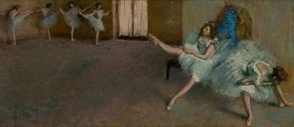 Before the Ballet, 1890  /  1892. Creator: Edgar Degas
