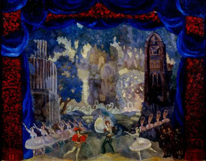 Framed Print : Ballet, 1910. Artist: Sudeykin, Sergei Yurievich (1882-1946) Framed Print : Ballet, 1910. Artist: Sudeykin, Sergei Yurievich (1882-1946)