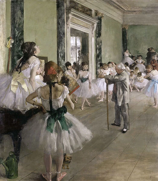 The Ballet Class, Between 1871 and 1874. Artist: Degas, Edgar (1834-1917)