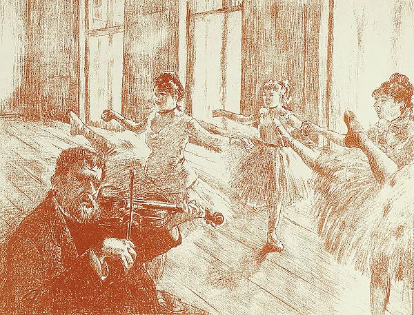 Ballet Class, 1889–90. Creator: Georges William Thornley