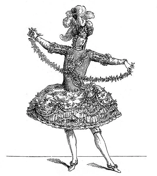 Ballet Costume, (1885). Artist: Martin