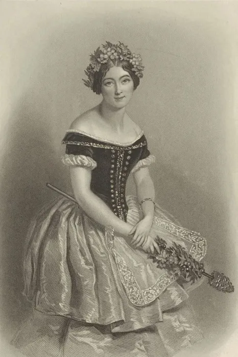 Framed Print : Ballet dancer Carlotta Grisi (1819-1899), 1844