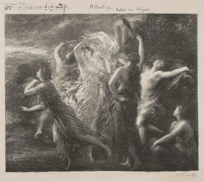 Framed Print : Ballet du Troyons, 1893. Creator: Henri Fantin-Latour (French, 1836-1904) Framed Print : Ballet du Troyons, 1893. Creator: Henri Fantin-Latour (French, 1836-1904)