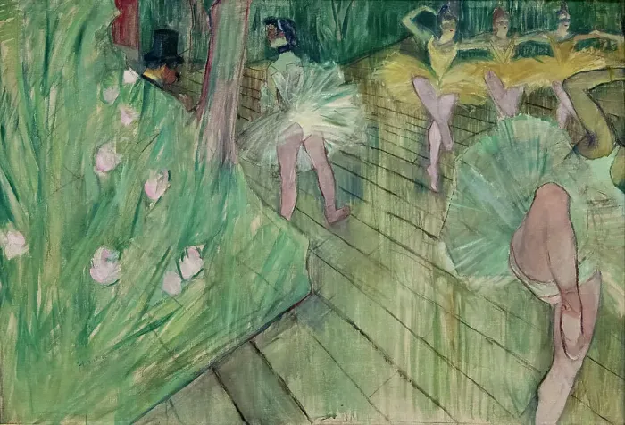 Framed Print : Ballet Scene, 1886. Creator: Toulouse-Lautrec; Henri; de (1864-1901) Framed Print : Ballet Scene, 1886. Creator: Toulouse-Lautrec; Henri; de (1864-1901)
