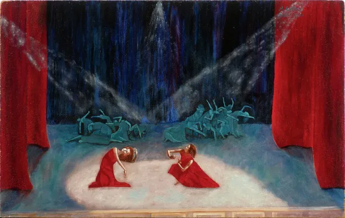 Framed Print : Ballet scene, 1946. Creator: Exter, Alexandra Alexandrovna (1882-1949) Framed Print : Ballet scene, 1946. Creator: Exter, Alexandra Alexandrovna (1882-1949)