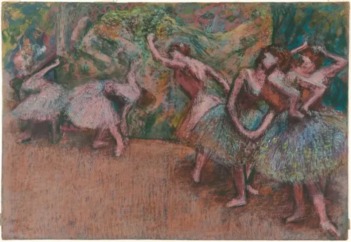 Framed Print : Ballet Scene, c. 1907. Creator: Edgar Degas Framed Print : Ballet Scene, c. 1907. Creator: Edgar Degas