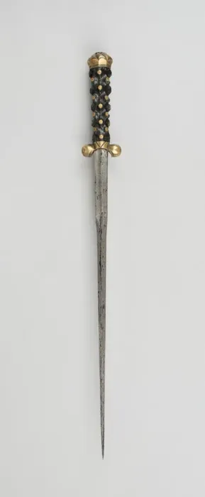 Framed Print : Ballock Dagger, Bourgogne, early 16th century. Creator: Unknown Framed Print : Ballock Dagger, Bourgogne, early 16th century. Creator: Unknown