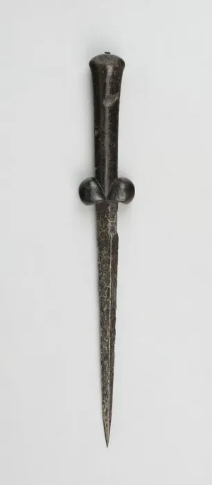 Framed Print : Ballock Dagger, Northern Europe, c. 1500. Creator: Unknown Framed Print : Ballock Dagger, Northern Europe, c. 1500. Creator: Unknown