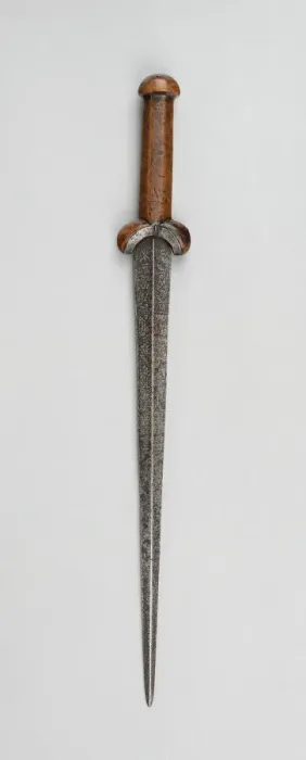 Framed Print : Ballock Dagger, Scotland, early 17th century. Creator: Unknown Framed Print : Ballock Dagger, Scotland, early 17th century. Creator: Unknown