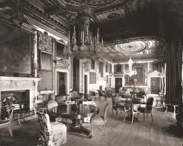 Framed Print : The Ballroom, Devonshire House, London, 1894. Creator: Unknown Framed Print : The Ballroom, Devonshire House, London, 1894. Creator: Unknown