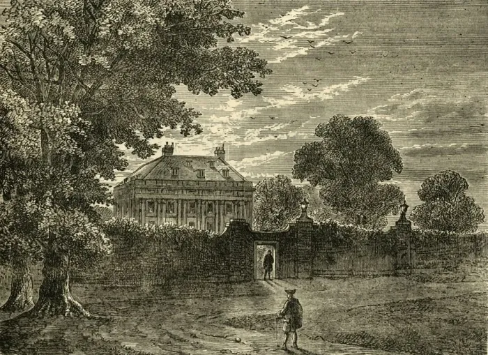 Framed Print : Balmes House in 1750, (c1876). Creator: Unknown Framed Print : Balmes House in 1750, (c1876). Creator: Unknown