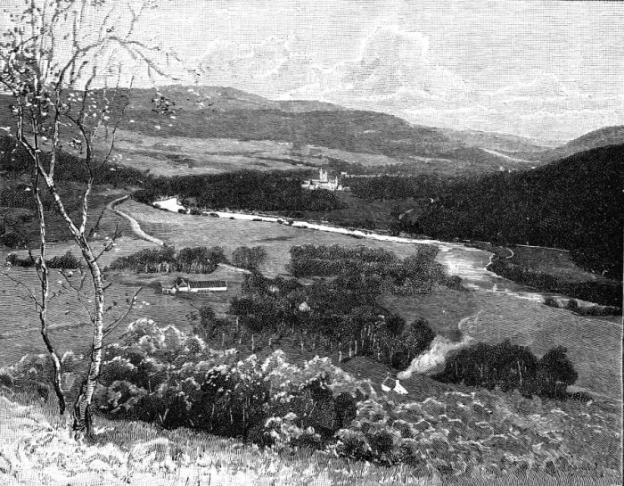 Framed Print : Balmoral Castle from Craig Nordie, Scotland, 1900. Artist: GW Wilson and Company Framed Print : Balmoral Castle from Craig Nordie, Scotland, 1900. Artist: GW Wilson and Company