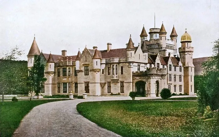 Framed Print : Balmoral Castle, Scotland, c1920. Creator: Valentine & Sons