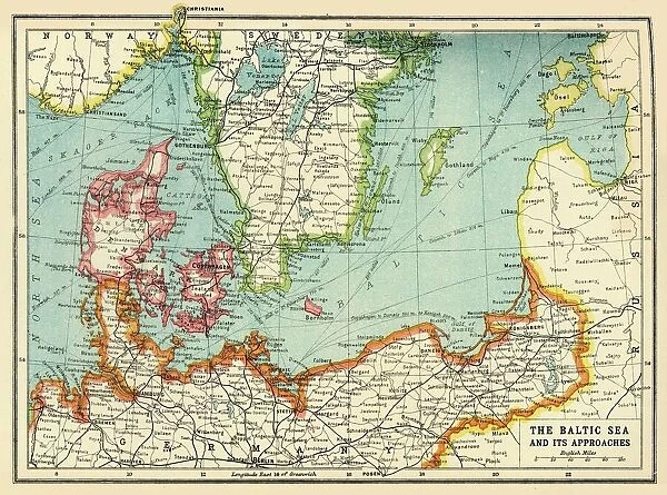 The Baltic Sea and Its Approaches, First World War, c1915, (c1920)