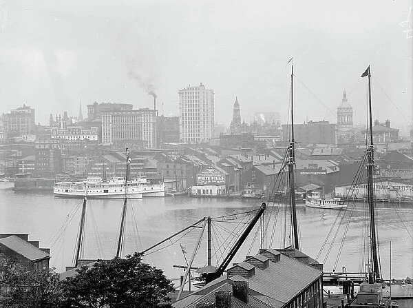 Baltimore, Md. from Federal Hall (i.e. Hill), between 1900 and 1906. Creator: Unknown