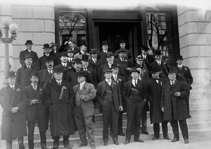Framed Print : Baltimoreans before Dem. Nat'l Comm'e, between c1910 and c1915. Creator: Bain News Service
