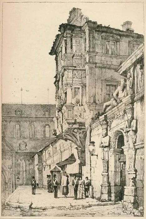 Framed Print : Bamberg, c1820 (1915). Artist: Samuel Prout Framed Print : Bamberg, c1820 (1915). Artist: Samuel Prout