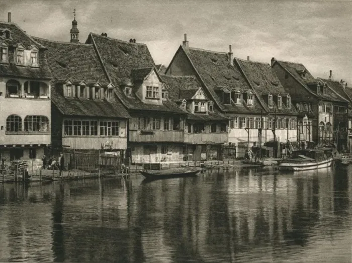 Framed Print : Bamberg - Little Venice, 1931. Artist: Kurt Hielscher Framed Print : Bamberg - Little Venice, 1931. Artist: Kurt Hielscher