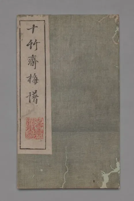 Framed Print : Ten Bamboo Studio Painting and Calligraphy Handbook (Shizhuzhai shuhua pu): Plum Blossoms Framed Print : Ten Bamboo Studio Painting and Calligraphy Handbook (Shizhuzhai shuhua pu): Plum Blossoms