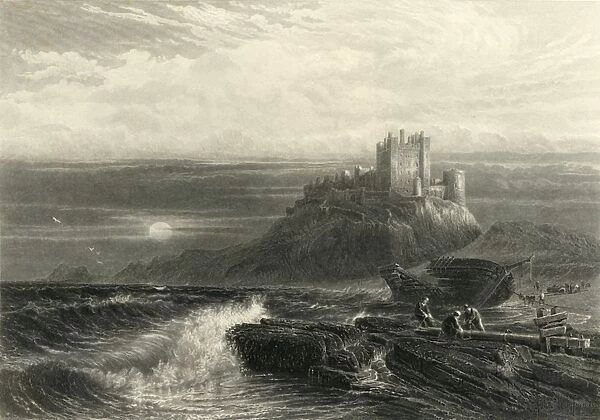 Bamborough Castle, c1870