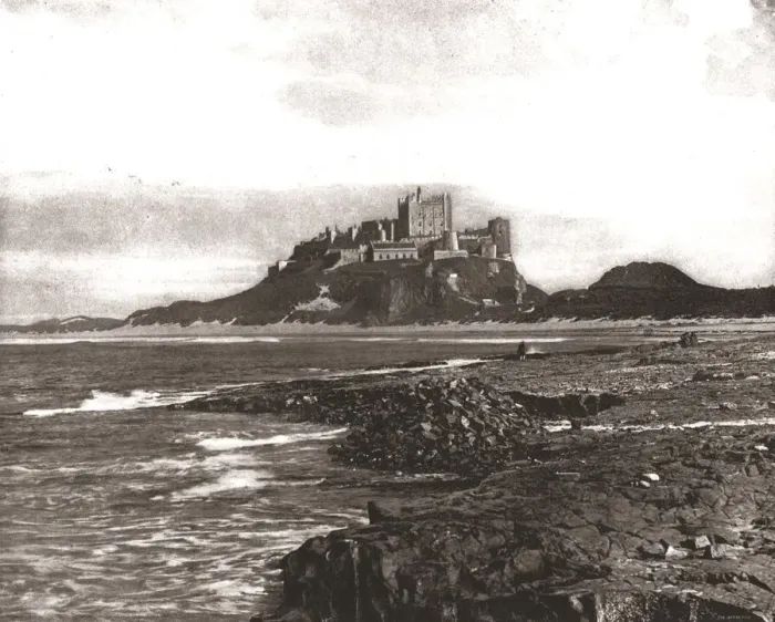 Framed Print : Bamburgh Castle, Northumberland, 1894. Creator: Unknown