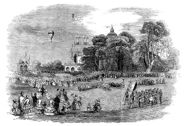 Band of Hope Fete in Aston Park, Birmingham, 1858. Creator: Unknown