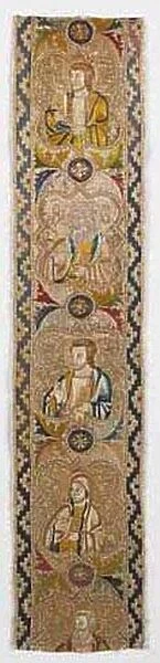 Band from an Orphrey, Florence, 1360s. Creator: Unknown