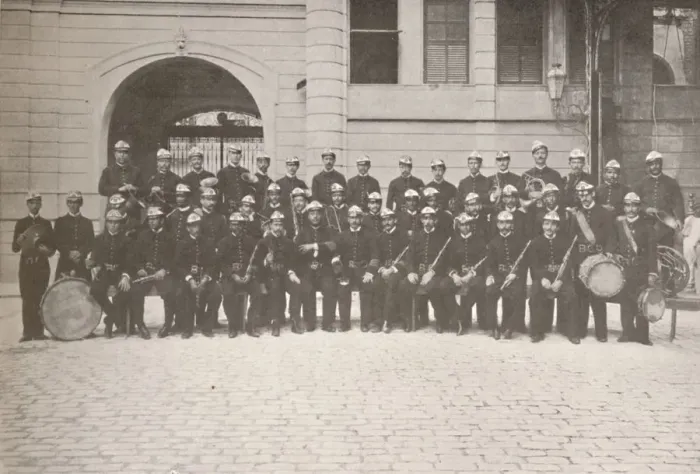 Framed Print : The Band of the Rio Fire Brigade, 1914 Framed Print : The Band of the Rio Fire Brigade, 1914