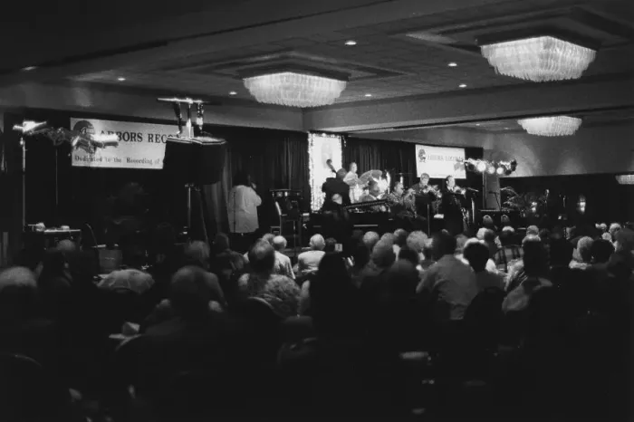 Framed Print : Band on stage, The March of Jazz, Clearwater Beach, Florida, 2000. Creator: Brian Foskett Framed Print : Band on stage, The March of Jazz, Clearwater Beach, Florida, 2000. Creator: Brian Foskett
