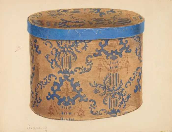 Framed Print : Bandbox, c. 1939. Creator: Joseph Rothenberg Framed Print : Bandbox, c. 1939. Creator: Joseph Rothenberg
